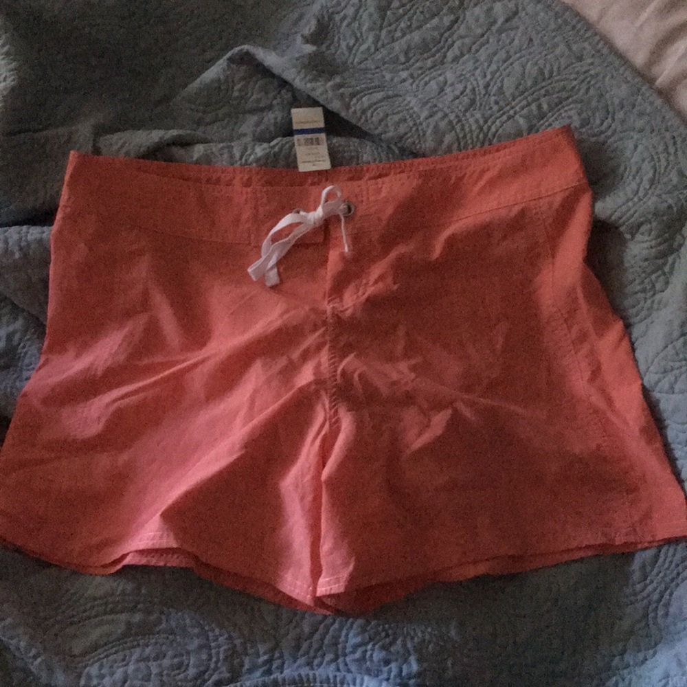 Women’s TOMMY BAHAMA board shorts in coral!  NWT